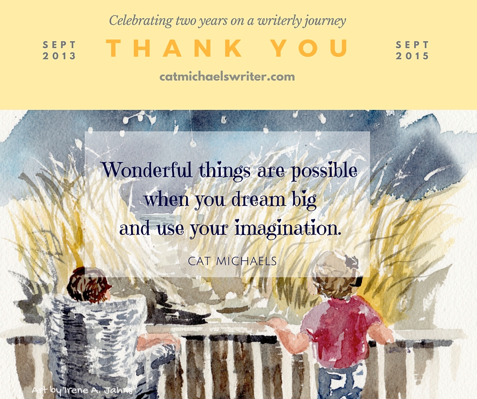 Celebrating my 2-year blogoversary with prizes, giveaways – CatMichaelsWriter.com