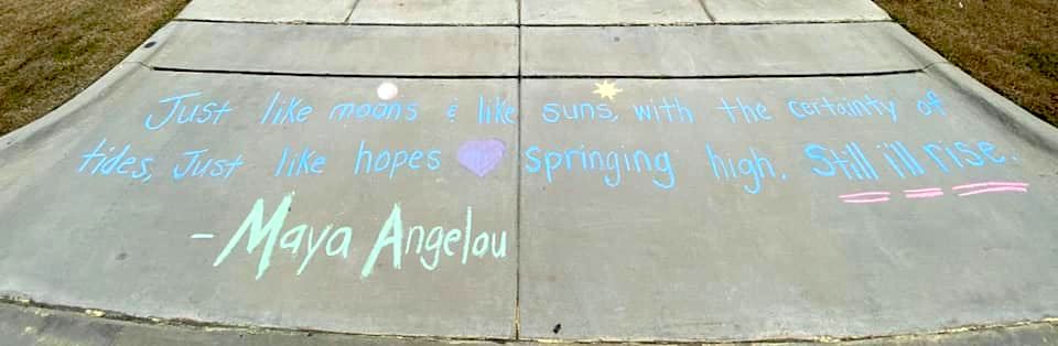 How a Neighborhood Chalk Walk Brings Hope and Smiles to a Quarantined Community ~ catmichaelswriter.com