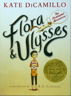 book cover: girl and Newberry Medal on cover