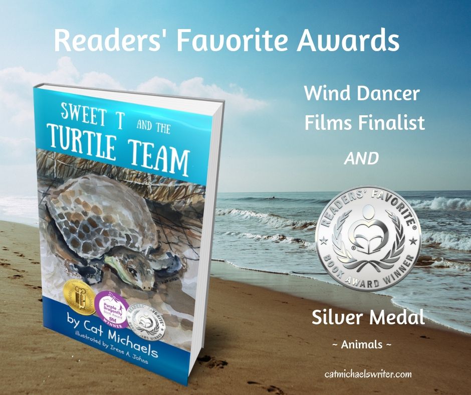 Over the Moon - Sweet T and the Turtle Team is Wind Dancer Films Finalist AND Scores Readers’ Favorite Silver Medal ~ catmichaelswritercom